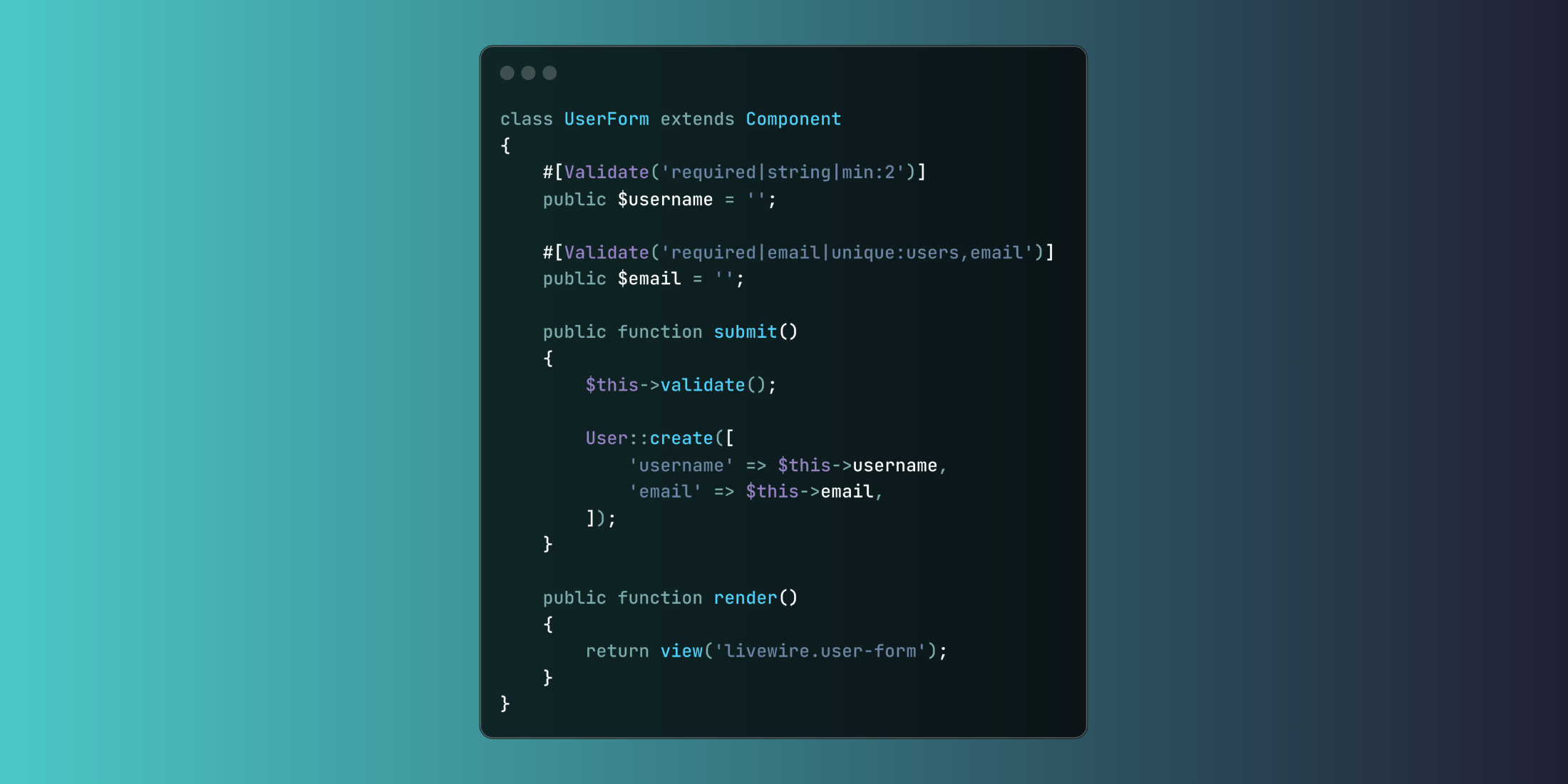 Simplifying Form Validation with Laravel Livewire's #[Validate ...
